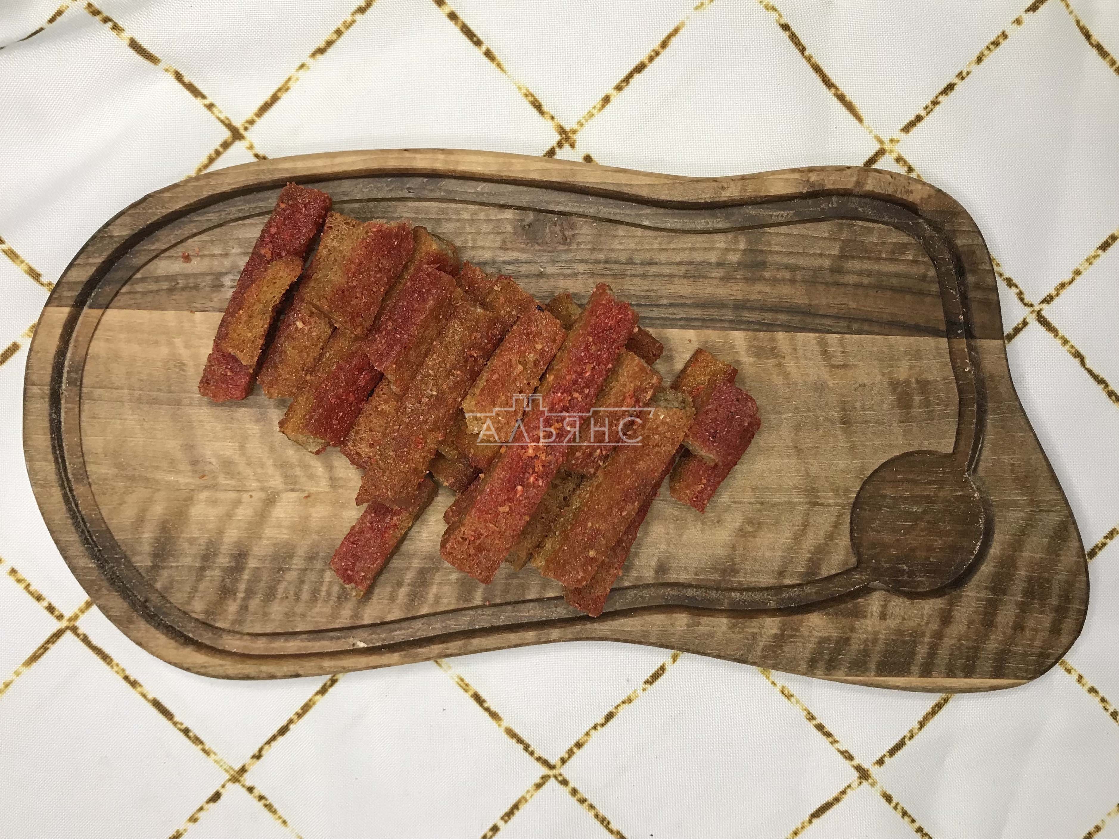 Деревенские гренки с аджикой в Кызыле