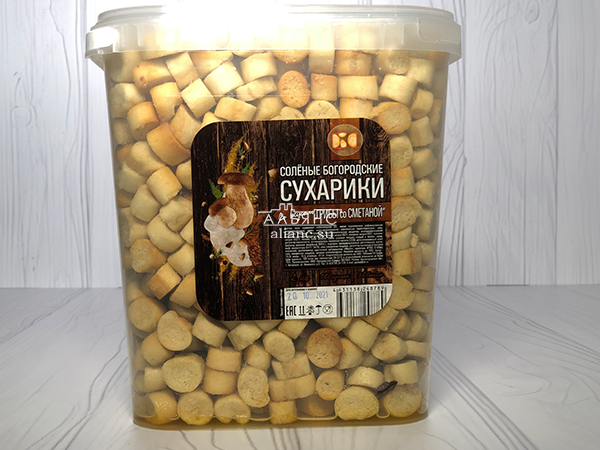 Сухарики с грибами и сметаной в Кызыле