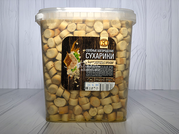 Сухарики с холодцом и хреном в Кызыле