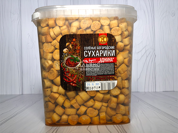 Сухарики с аджикой в Кызыле