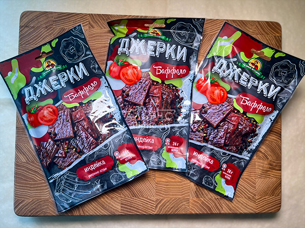 Джерки из индейки "Баффало" 45 гр. в Кызыле