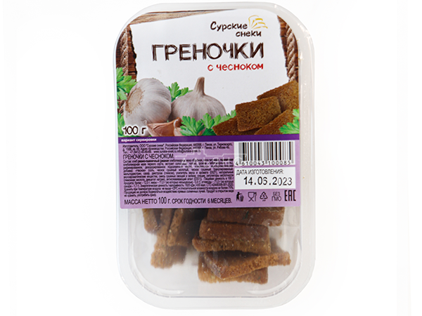 Сурские гренки с Чесноком (100 гр) в Кызыле