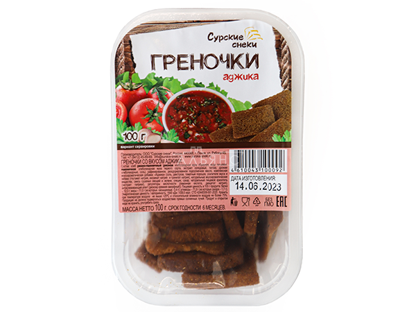 Сурские гренки с Аджикой (100 гр) в Кызыле