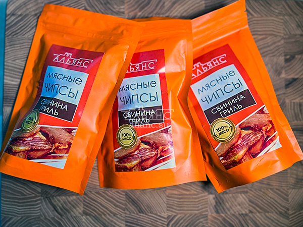 Мясо (АЛЬЯНС) вяленое свинина "Гриль" 50 гр. в Кызыле