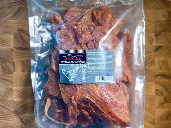Мясо (АЛЬЯНС) вяленое курица 500гр "С халапеньо" в Кызыле