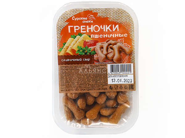 Сурские (ПШЕНИЧНЫЕ) Сливочный сыр (100 гр) в Кызыле