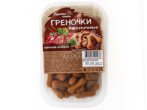 Сурские (ПШЕНИЧНЫЕ) Копченая колбаска (100 гр) в Кызыле