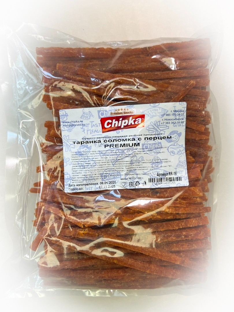Таранка с перцем (соломка) (Chipka ПРЕМИУМ) в Кызыле
