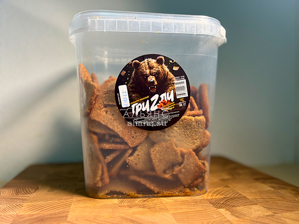 Ведро Ржаные гренки со вкусом Крылышки Барбекю (1 кг) в Кызыле