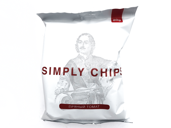 Картофельные чипсы "Simple chips" Пряный томат 80 гр. в Кызыле