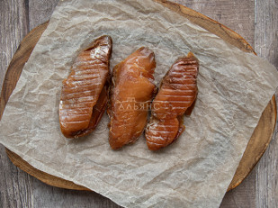 Кальмар щупальца (мелкие) холодного копчения: Икра воблы вяленая